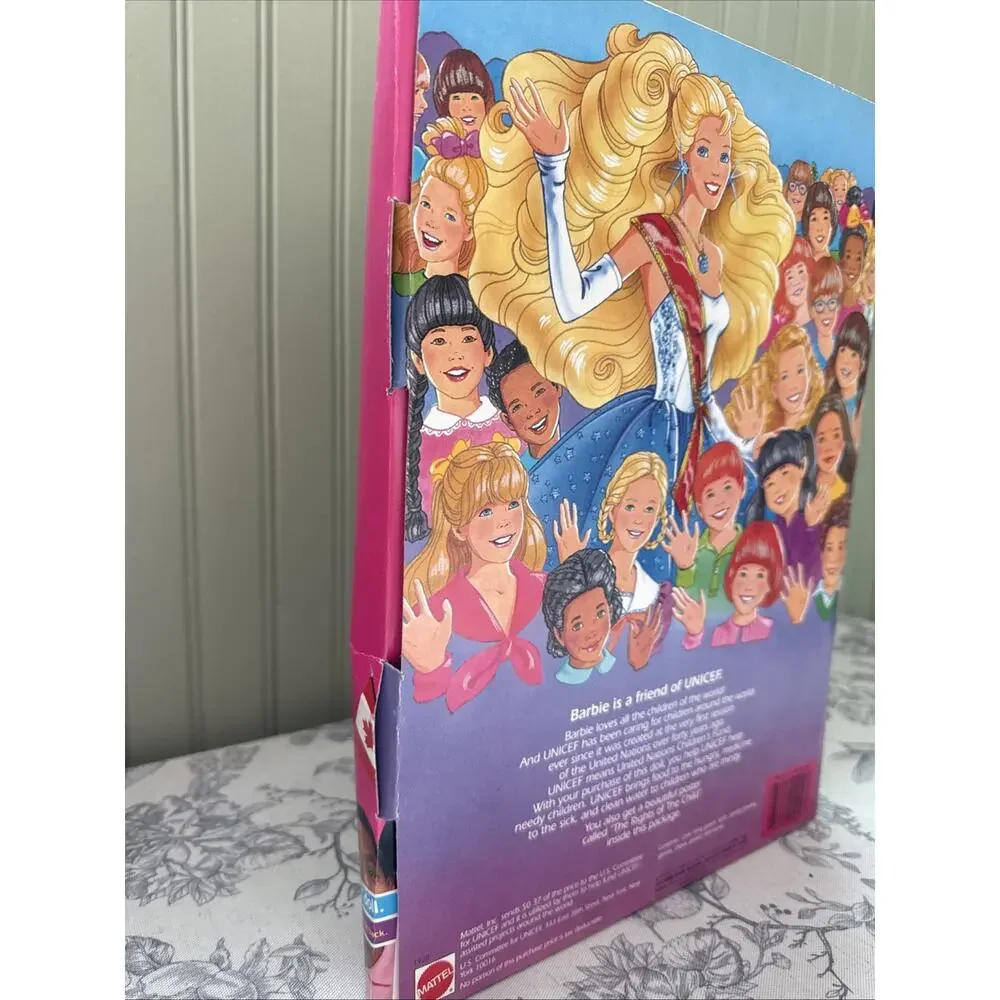Vtg United States Committee for Unicef Barbie Doll Special Edition Mattel 1989